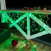 Гирлянда Светодиодный Дождь  2x0,8м, прозрачный провод, 230 В, диоды Зеленые, 160 LED